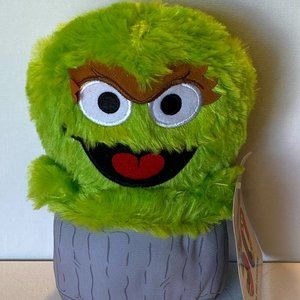 NWT Anniversary Sesame Street Oscar the Grouch 8 Inch Plush Toy